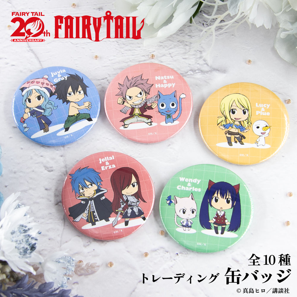 FAIRY TAIL アニメガ限定 缶バッジ エルザ 6個セット フェアリーテイル FAIRY TAIL エルザ 缶バッジ 原作 原画 バッチ a