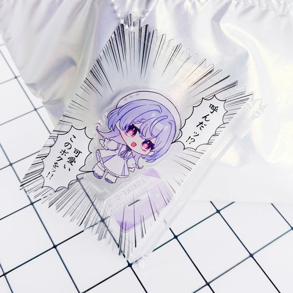 推し可愛すぎるスライドポーチキーホルダー