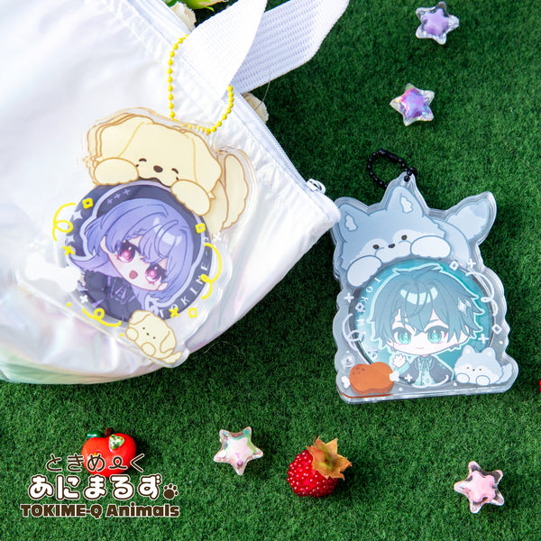 ときめーくあにまるず缶バッジフレーム・イヌ科(全6種)