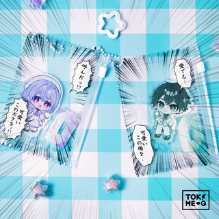 推し可愛すぎるスライドポーチキーホルダー