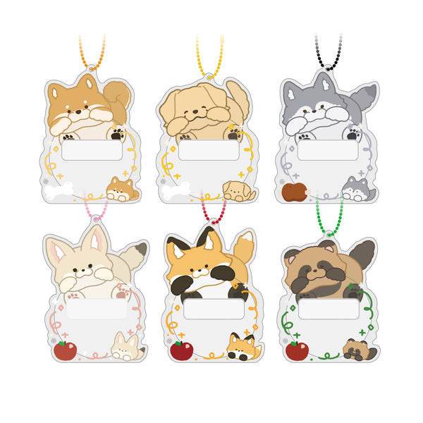 ときめーくあにまるず缶バッジフレーム・イヌ科(全6種)