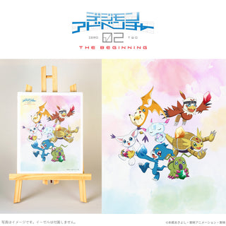 【お取り寄せ商品】 デジモンアドベンチャー02 THE BEGINNING 描き下ろし キャンバスボード