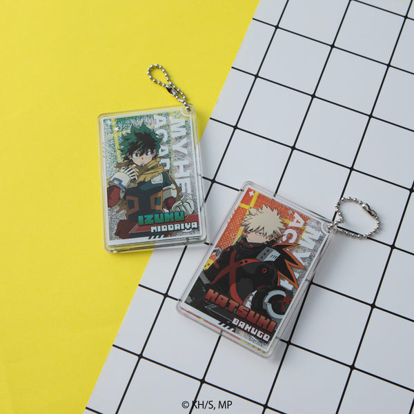 【予約:12月上旬以降順次発送】TVアニメ『僕のヒーローアカデミア』 グッズ トレーディング グリッターキーホルダー