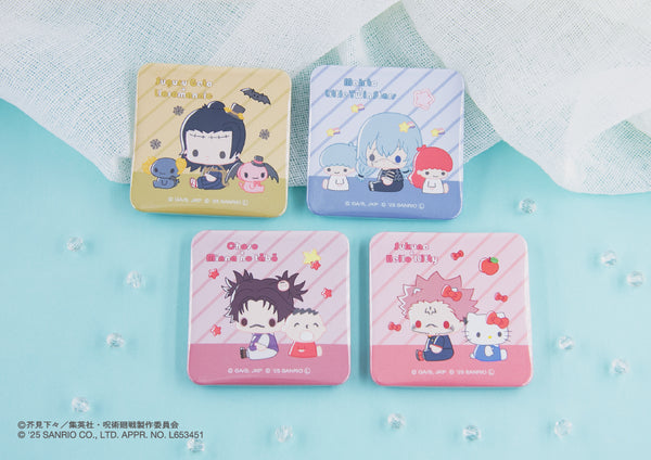 【予約：11月下旬以降順次発送】呪術廻戦 渋谷事変 × サンリオキャラクターズ トレーディング スクエア缶バッジ