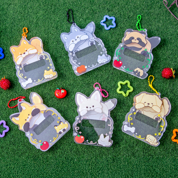 ときめーくあにまるず缶バッジフレーム・イヌ科(全6種)