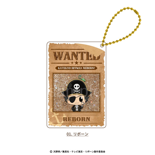 【予約：11月上旬発送予定】家庭教師ヒットマンREBORN! 描き下ろし パイレーツ グッズ グリッターキーホルダー