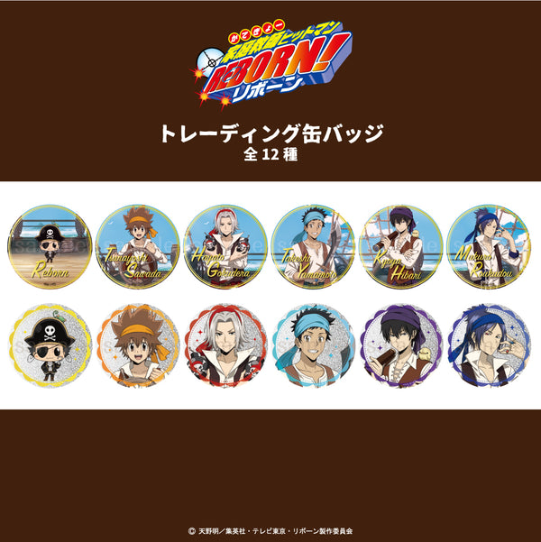 【予約：11月上旬発送予定】家庭教師ヒットマンREBORN! 描き下ろし パイレーツ グッズ トレーディング 缶バッジ