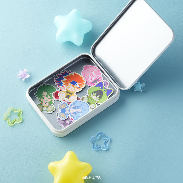 バッテリーズ サイン付きトートバッグ.缶バッジ.アクスタ.ステッカーセット 描き下ろし 坂田銀八 ミニステッカーセット 糖分補給Ver. [TVアニメ「3