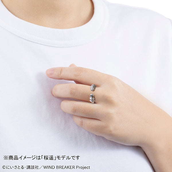 【予約：11月下旬以降順次発送】 WIND BREAKER イヤカフリング 桜 遥